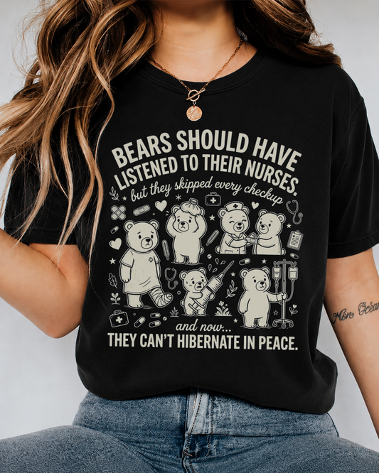 Nurse Bears Sweatshirt - Cute Medical Humor Tee